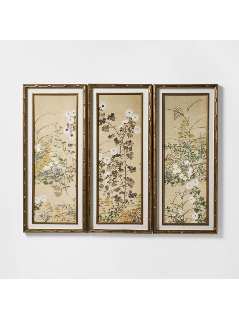 12"x28" Floral Wall Art - Threshold™ designed with Studio McGee